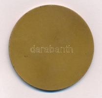 1968. "100 éves a Láng Gépgyár" Br plakett műanyag alapon, eredeti dísztokban (60mm) T:2