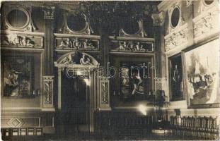 1912 Budapest VIII. Ludovika akadémia, bálterem, belső / Hungarian military academy interior, ball room. photo