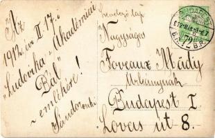 1912 Budapest VIII. Ludovika akadémia, bálterem, belső / Hungarian military academy interior, ball r...