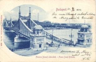 1899 Budapest Ferenc József híd
