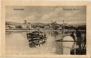 Szentendre, Dunapart, gőzhajó