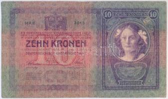 1904. 10K kiolvashatatlan bélyegzéssel T:III-
Adamo K10