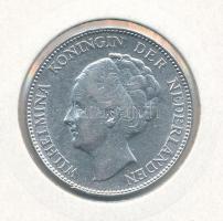 Hollandia 1923. 1G Ag I. Vilma T:2 Netherlands 1923. 1 Gulden Ag Wilhelmina I C:XF