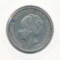 Hollandia 1928. 1G Ag I. Vilma T:1-,2 Netherlands 1928. 1 Gulden Ag Wilhelmina I C:AU,XF