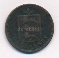 Guernsey 1830. 4d Cu T:2- ph.
Guernsey 1830. 4 Doubles Cu C:VF edge error
Krause KM#2