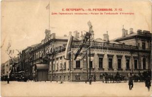 Saint Petersburg, St. Petersbourg; Maison de l'Ambassade d'Allemagne / House of the German Embassy