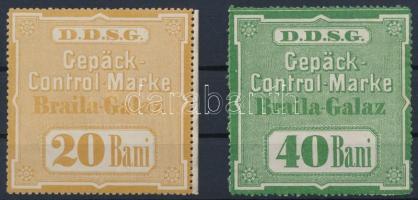 2 db DDSG csomagellenőrzési bélyeg