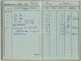 1939-1942. Német Harmadik Birodalom/Traunstein, "Sparkassen der Kreissparkasse" takarékbet...