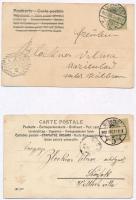 16 db RÉGI képeslap Hajós Alfréd feleségének, Blockner Vilmának címezve / 16 pre-1945 postcards addr...