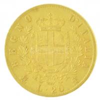 Olaszország 1873M-BN 20L Au "II. Viktor Emánuel" (6,45g/0.900) T:2
Italy 1873M-BN 20 Lire...