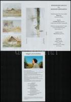 1996-1998 Balogh Gyula (1950-?) festőművész kiállítási meghívói, 3 db, kettőn a festőművész aláírásá...