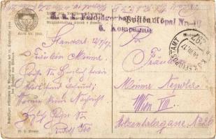 WWI Austro-Hungarian K.u.K. military art postcard s: Braun + K.u.K. Feldjägerbataillon Kopal Nr. 10....
