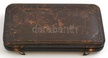 Régi orr-fülgégész készlet, eredeti dobozában