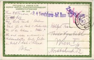 Schwieriger Vormarsch in Serbien. Kriegshilfsbüro Nr. 345. / WWI Austro-Hungarian K.u.K. military, d...