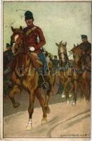 Austro-Hungarian K.u.K. military, cavalry, officers s: Ludwig Koch (EK)