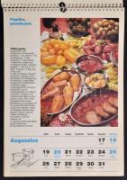 1985 Szakácskönyv naptárral. Bp., Magvető, spirálozott