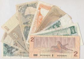 Vegyes 9db-os bankjegy tétel, köztük Kanada, Nagy-Britannia, Észtország, Ciprus, Olaszország, Franci...