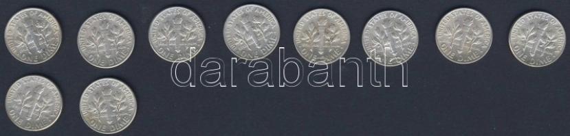 USA 1964. 10c "Roosevelt" (10x) T:2,3