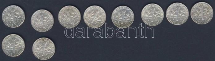 USA 1964. 10c "Roosevelt" (10x) T:2,3