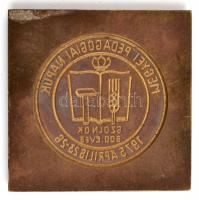 Réz nyomólap, 6×6 cm