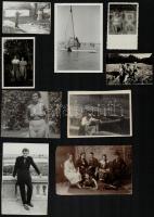 cca 1940-1970 Vegyes fotó tétel: nyaralások, ünnepek, családi életképek, összesen kb. 80 db, egy részük hátulján feliratozva, különböző méretben