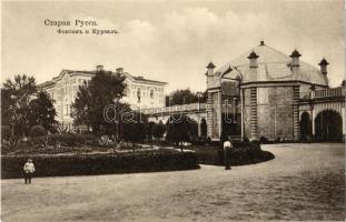 Staraya Russa, Fountain and Cursalon, bathing house, spa