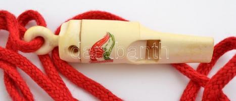 Úttörő zászló + síp