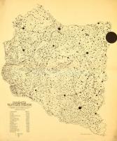 1926 A Dunántúl települési térképe. Bátky Zsigmond és Kogutowitz Károly nyomán, 1:600.000, kis gyűrődéssel a széleken, hajtásnyommal, 52x43 cm