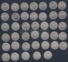 USA 1936-64. 1/4$ Ag "Washington" (40x) mind klf évszámmal és verdejellel! T:2,3,3/4