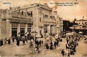 Abbazia, Opatija; Das eleganteste Café der Welt Cursaal Quarnero / cafe (Rb)