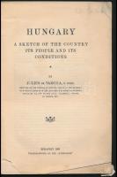 Vargha, Julius: Hungary. A Sketch of the Country, its People and its Conditions. Bp., 1908, Athenaeu...
