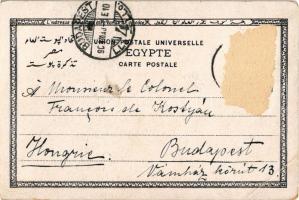 1904 Chameaux de Desert, Une Ecole Arabe / camels, Arabic school, teacher with students. Art Nouveau...