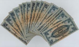 1946. 10.000MP (34x) mind különböző sorszámjellel "A 003 - A 194" T:II,II-