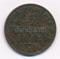 Német Államok / Poroszország 1862A 3pf Cu "I. Vilmos" T:2
German States / Prussia 1862A 3...