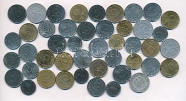 Német Harmadik Birodalom 1935-1945. 46db-os Pfennig érme tétel, többsége lakkozva T:1-,2 German Third Reich 1935-1945. 46pcs of Pfennig coins lot, mostly laquered C:AU,XF
