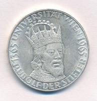 Ausztria 1965. 50Sch Ag "600 éves a Bécsi Egyetem" T:1- kis patina Austria 1965. 50 Schilling Ag "600th Anniversary - Vienna University" C:AU small patina Krause KM#2898