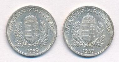 1939. 1P Ag (2x) T:1-
Adamo P6