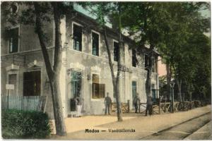 1916 Módos, Jasa Tomic; vasútállomás / Bahnhof / railway station. Gligorovits Milivoj (EK)