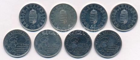 2004. 50Ft Cu-Ni "Magyar Köztársaság az Európai Unió tagja" (4x) + 2005. 50Ft Cu-Ni "Gyermekmentő Szolgálat" (4x) T:2