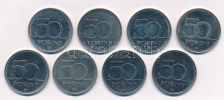 2004. 50Ft Cu-Ni "Magyar Köztársaság az Európai Unió tagja" (4x) + 2005. 50Ft Cu-Ni "...