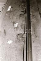 1989. február 18. Bombarobbanás után egy metrókocsi belseje, helyszínelő felvételek, 19 db szabadon ...