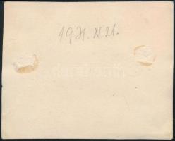 1931 Kinszki Imre (1901-1945) budapesti fotóművész által datált vintage fotó (Cseresznyés csendélet)...