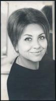 cca 1966 Domján Edit (1932-1972) színésznő, 3 db vintage fotó, 18x13 cm és 24x13 cm között