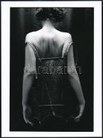 cca 1990 Maurer: Teaszedő kosár, 4 db feliratozott vintage fotó, 24x18 cm