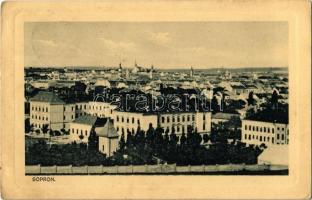 1915 Sopron, Honvéd főreáliskola, laktanya. Kiadja Piri Dániel 527. (Rb)
