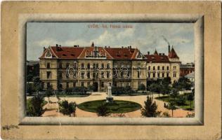 1912 Győr, Állami Főreál iskola. Kiadja Hermann Izidor (EB)