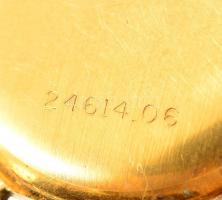 Velta 18K arany férfi automata karóra naptár funckóval, működő állapotban d:3,3 cm