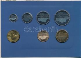 Hollandia 1991. 5c-5G (6xklf) + "Drenthe" emlékérem forgalmi sor karton dísztokban T:1
Ne...