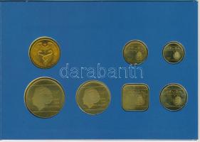 Aruba 1987. 5c-2 1/2Fl (6xklf) + "Aruba" emlékérem forgalmi sor karton dísztokban T:1
Aru...