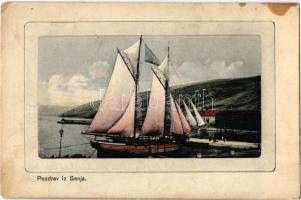 1914 Senj, Zengg; kikötő / port (fl)